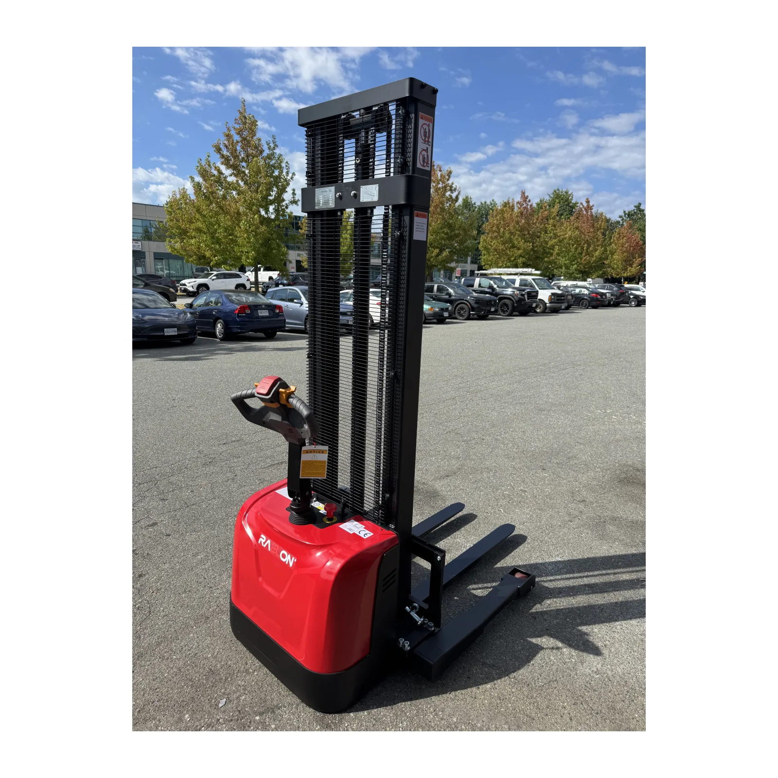 CTD15R 3,300 lb Electric Stacker with 137 in Lift Height product view 6