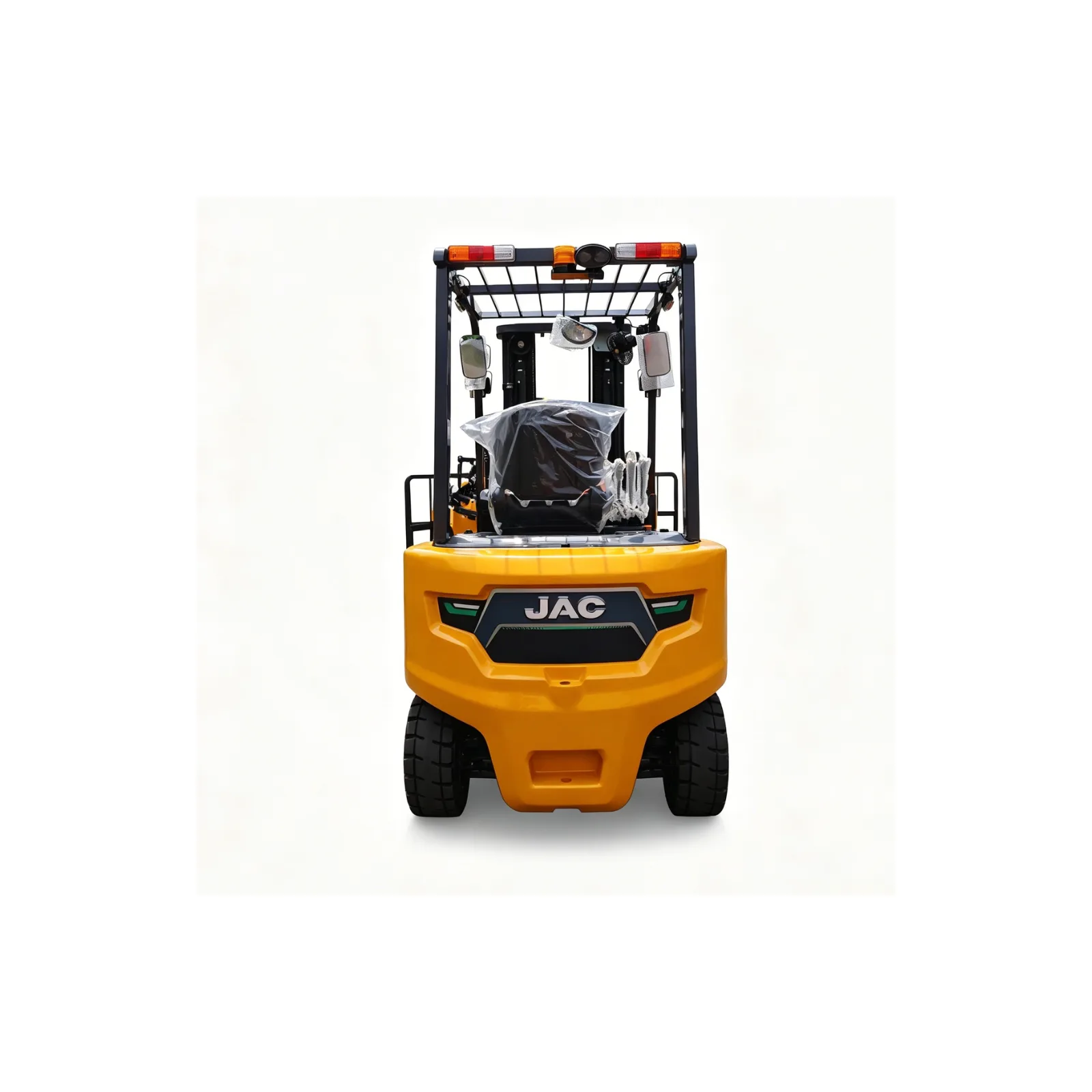 Rear view of JAC CPD30L electric forklift.