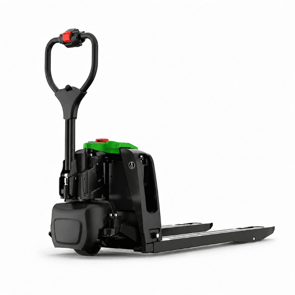 Compact electric pallet jack