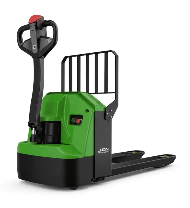 WPL202 Lithium-Ion Electric Pallet Jack with Load Backrest product view 1
